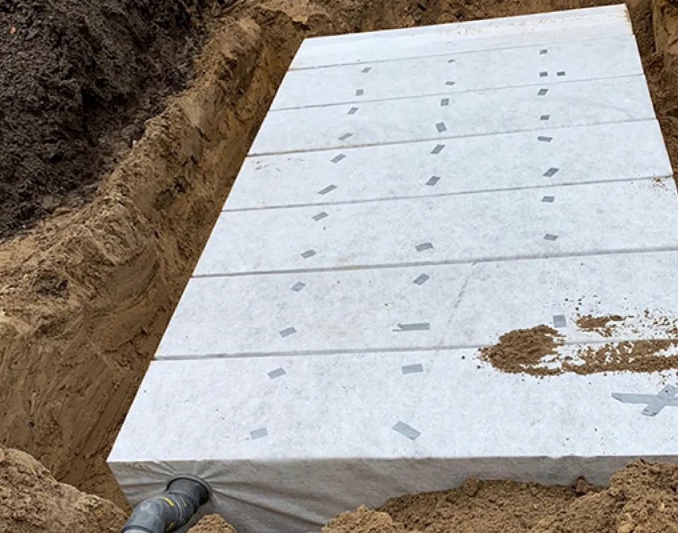 Compleet infiltratiesysteem 2.400 liter, plug & play
