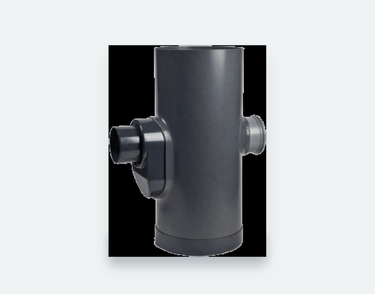 Pluvia Ontlastput 315 mm, hoogte 700 mm, 12 l/s, 1 × 125 mm en 1 × 160 mm