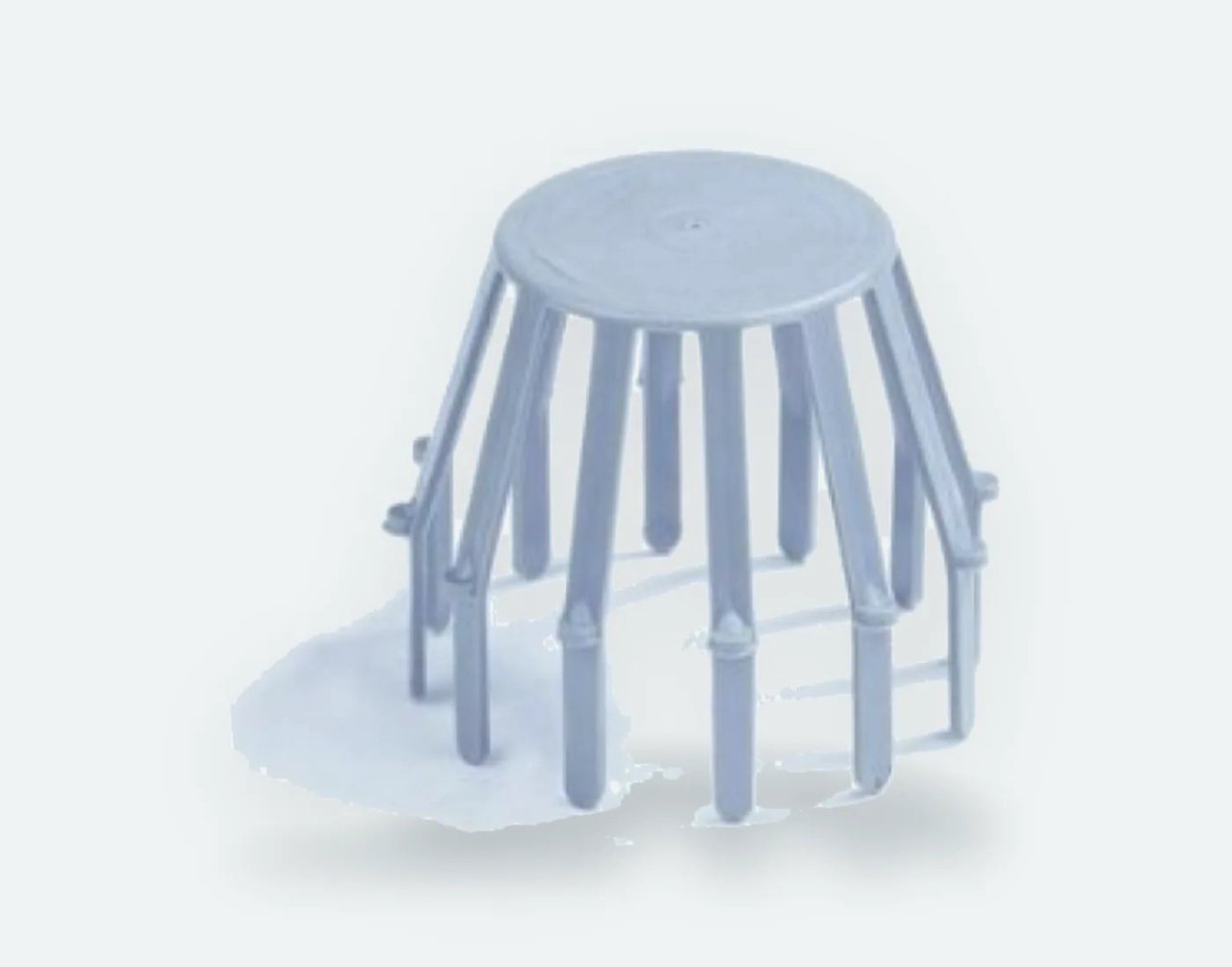 PVC HWA Bladvanger, Bolrooster 70 mm en 80 mm